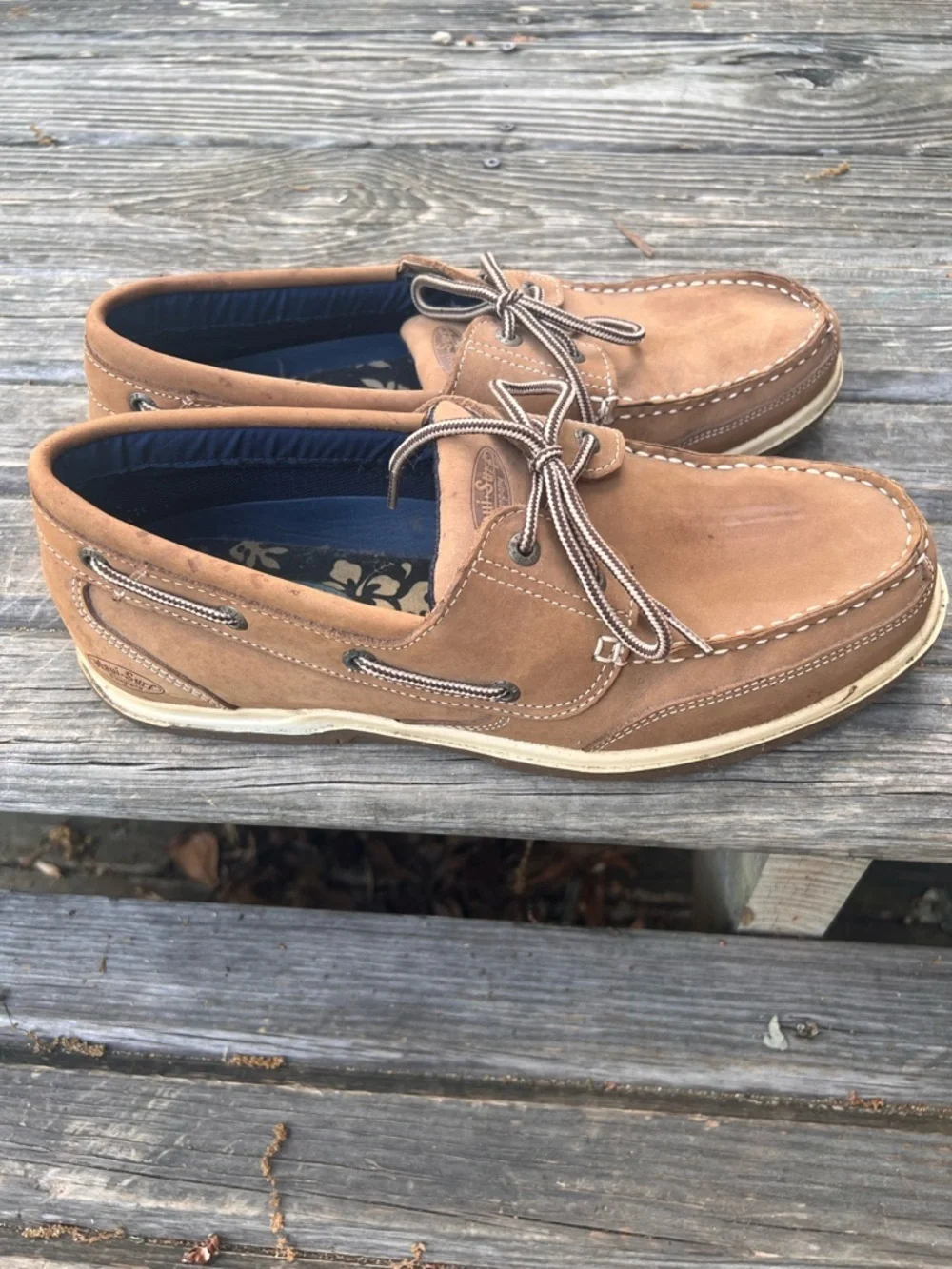 Maui surf Men’s Tan Boat Shoes
